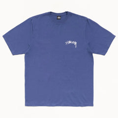 Stussy Skate Stack Tee s pigmentovou barvou Indigo