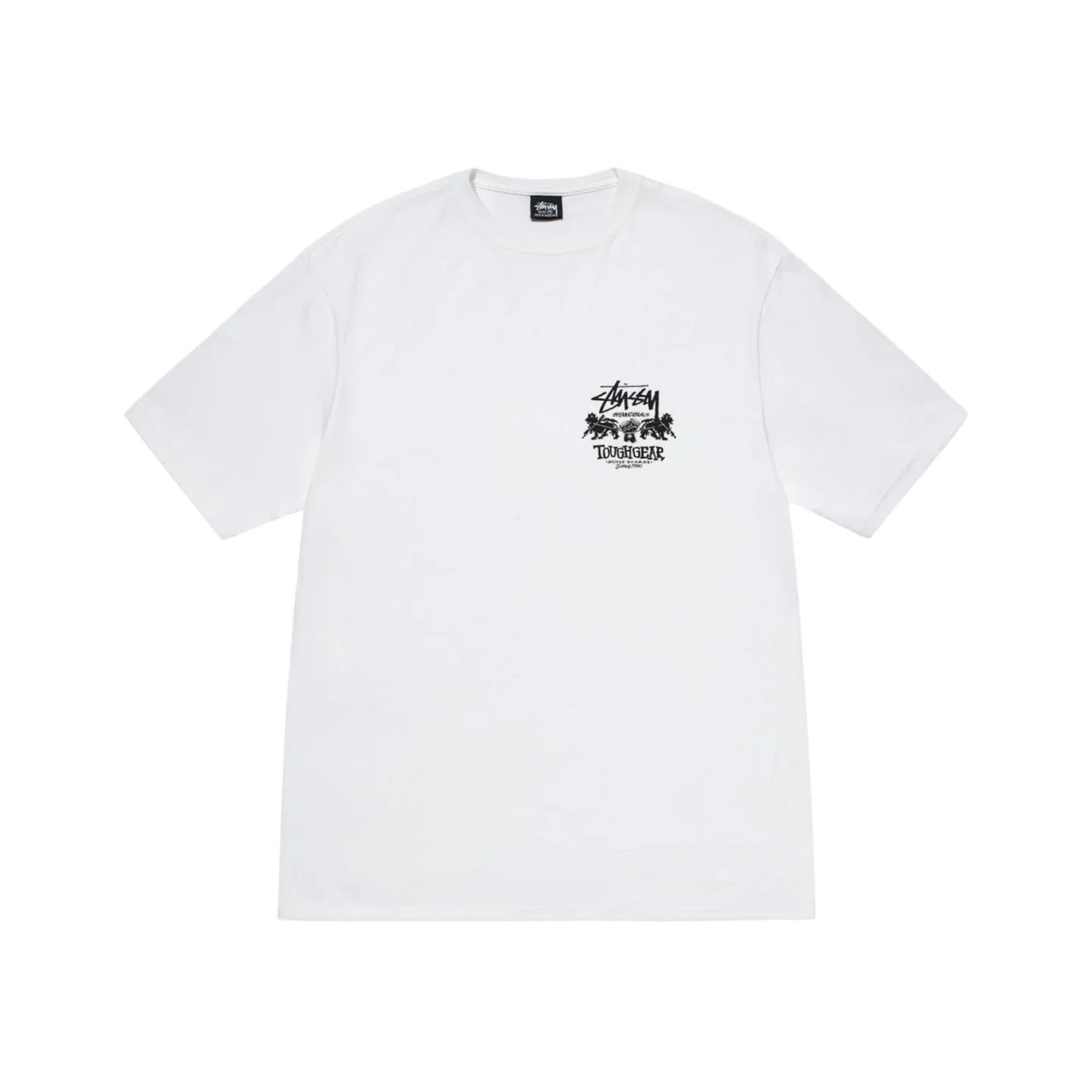 Stussy Tough Gear Tee White
