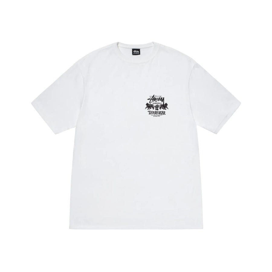 Stussy Tough Gear Tee White
