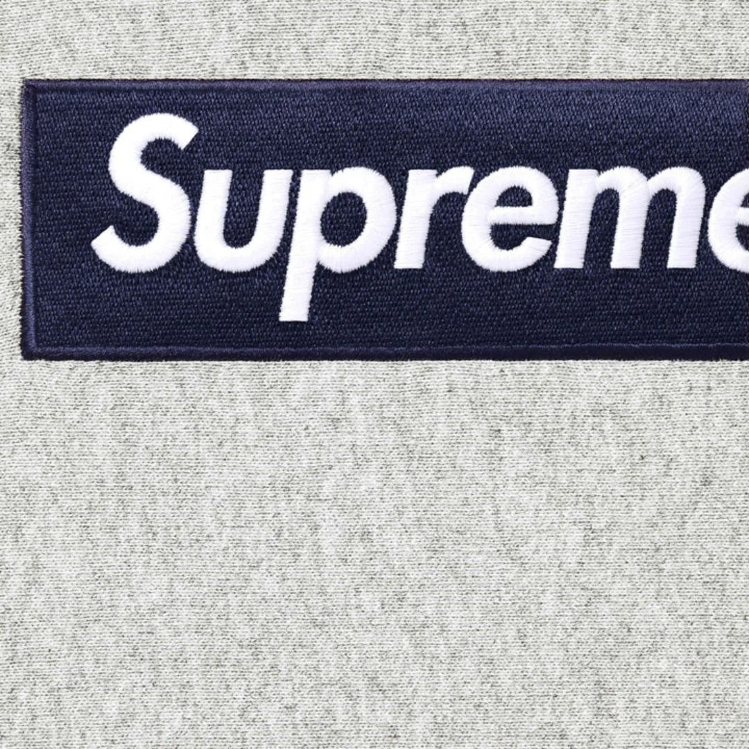 Supreme Box Logo Hooded Sweatshirt Grey (FW25)