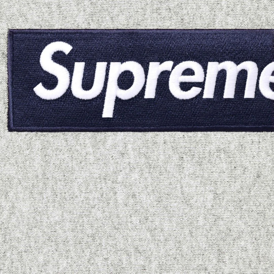 Supreme Box Logo Hooded Sweatshirt Grey (FW25)