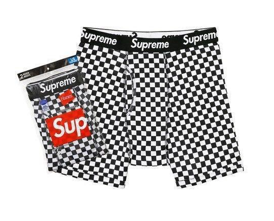 Supreme Hanes Boxer Checkered
