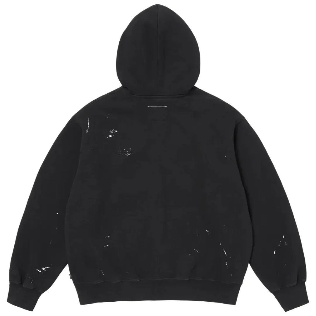 Supreme Maison Margiela Box Logo Zip Up Hoodie Black