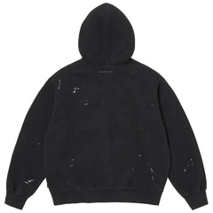 Supreme Maison Margiela Box Logo Zip Up Hoodie Black