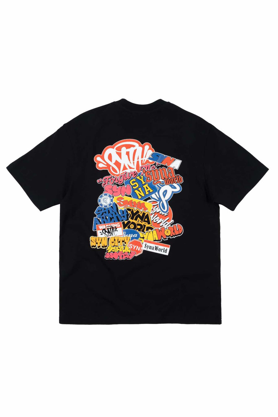 Synaworld Syna Sticker Tee – Black
