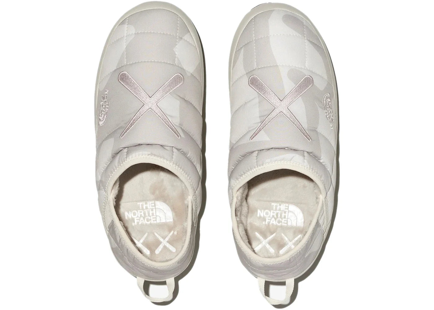 The North Face ThermoBall Traction Mule VP KAWS Moonlight Ivory Print