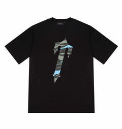 Trapstar Decoded All Terrain Tee Black/Blue Camo