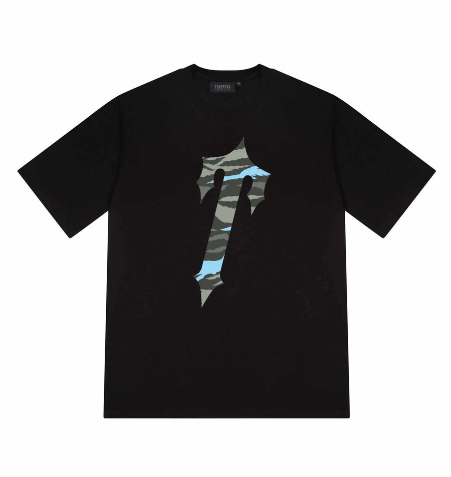 Trapstar Decoded All Terrain Tee Black/Blue Camo