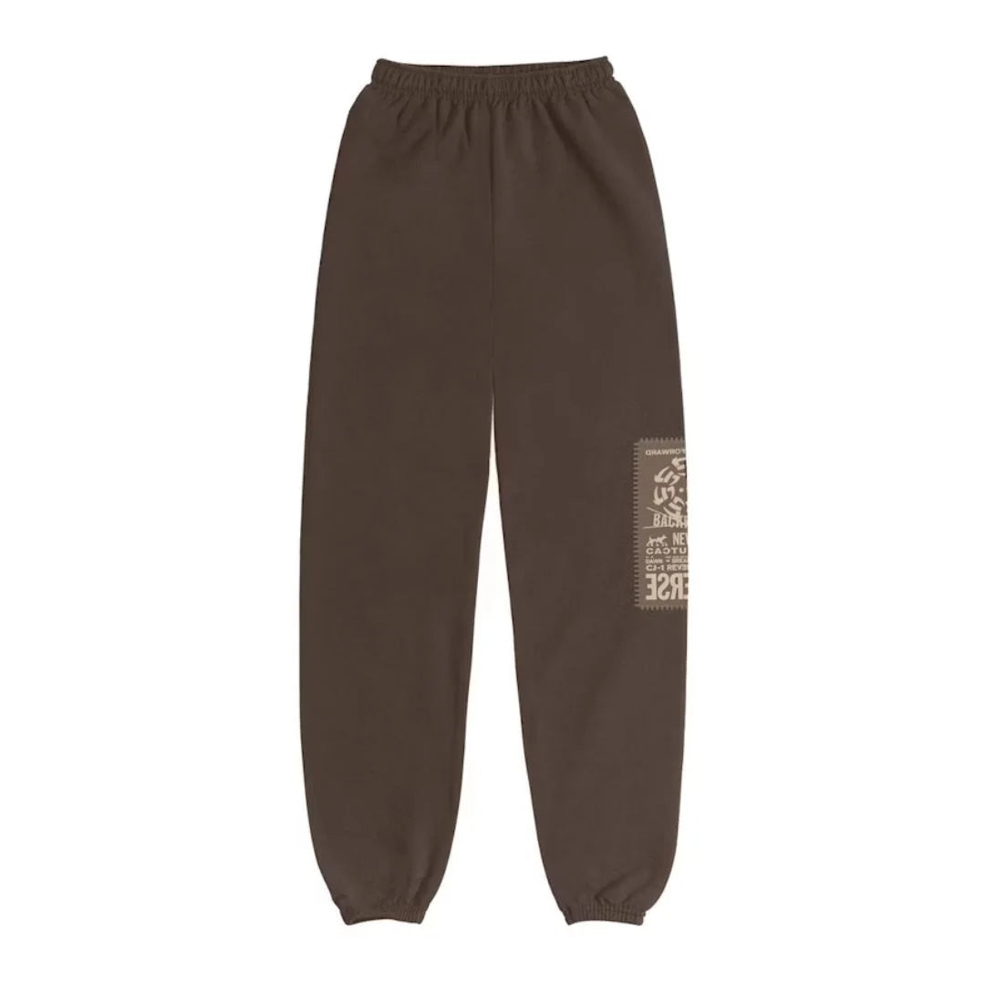 Travis Scott Flare Sweatpants Brown