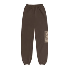 Travis Scott Flare Sweatpants Brown