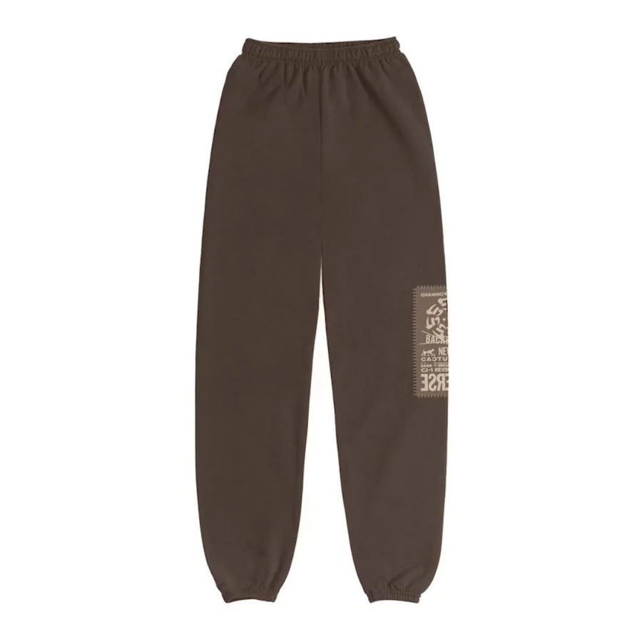Travis Scott Flare Sweatpants Brown