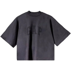 Yeezy Gap Engineered by Balenciaga Cropped Dove No Seam Tee Black