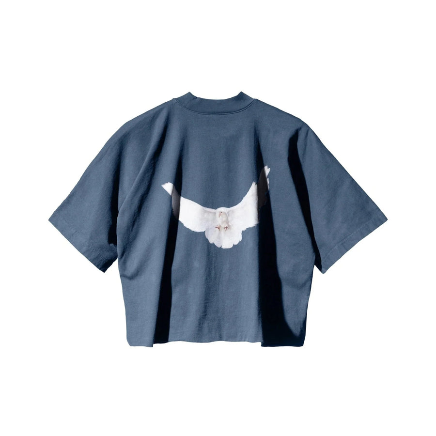Yeezy Gap Engineered by Balenciaga Dove No Seam Tee Dark Blue