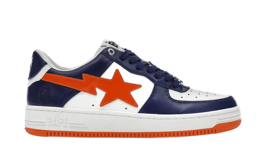 A Bathing Ape Bape Sta #3 M2 White Blue Orange