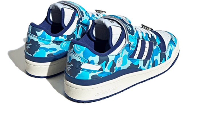 Bape x adidas Forum 84 Low 30th Anniversary Blue Camo