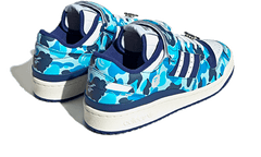 Bape x adidas Forum 84 Low 30th Anniversary Blue Camo