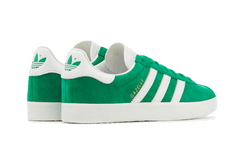 adidas Gazelle 85 Green White Gold Metallic