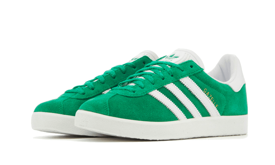 adidas Gazelle 85 Green White Gold Metallic