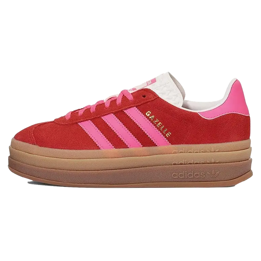 adidas Gazelle Bold Collegiate Red Lucid Pink