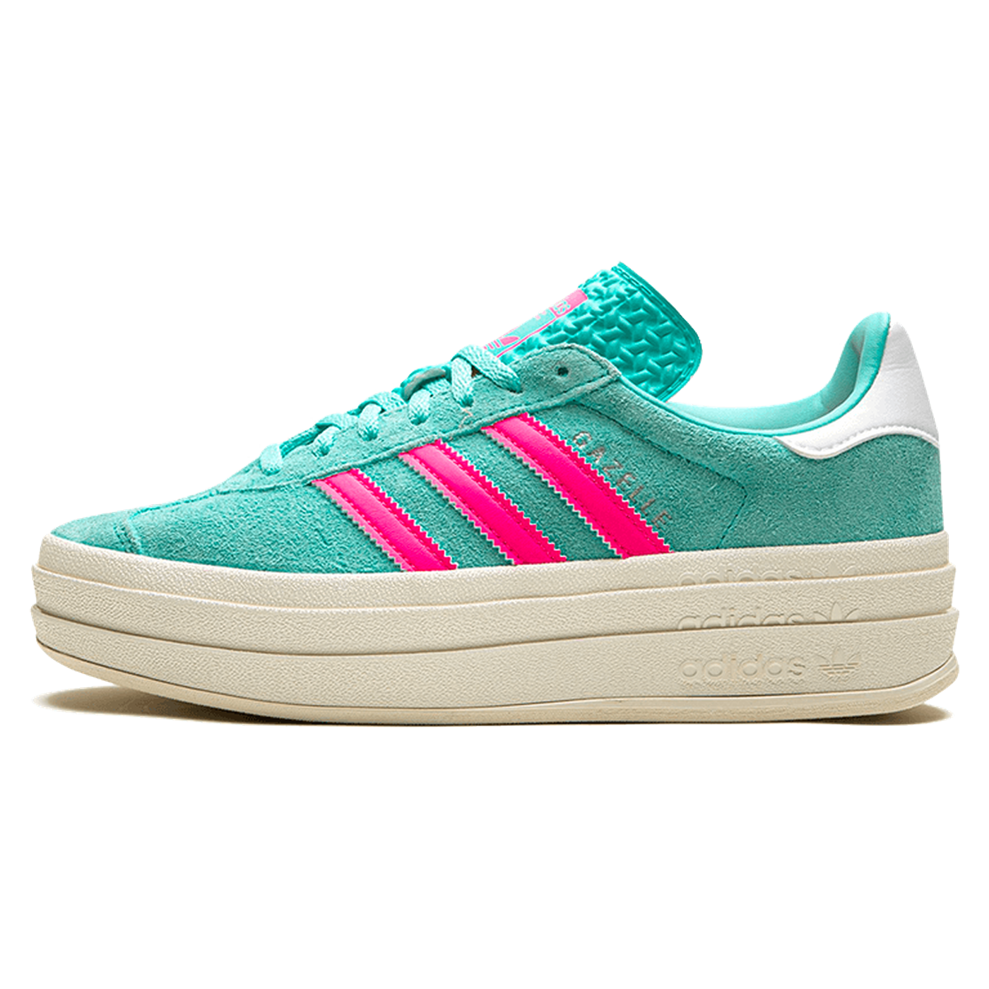 adidas Gazelle Bold Flash Aqua Lucid Pink
