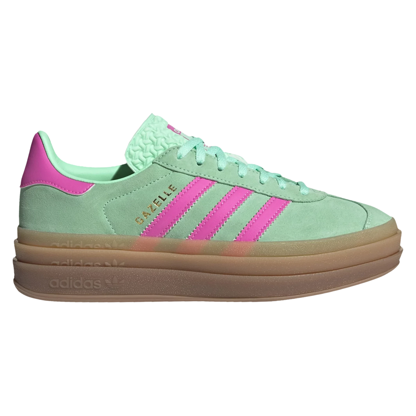 Adidas Gazelle Bold Pulse Mint Screaming Pink