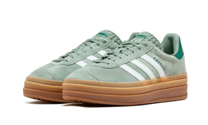 adidas Gazelle Bold Silver Green