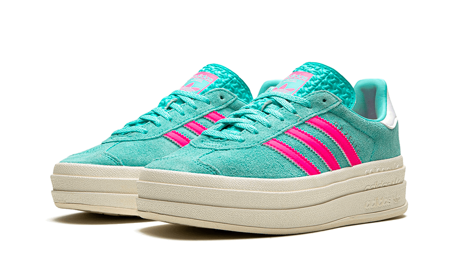 adidas Gazelle Bold Flash Aqua Lucid Pink