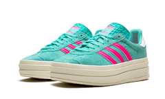 adidas Gazelle Bold Flash Aqua Lucid Pink
