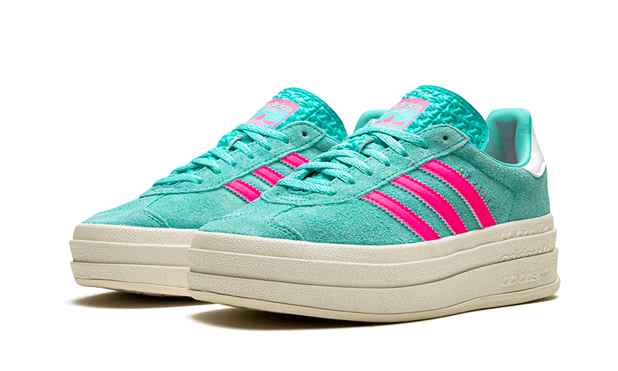 adidas Gazelle Bold Flash Aqua Lucid Pink