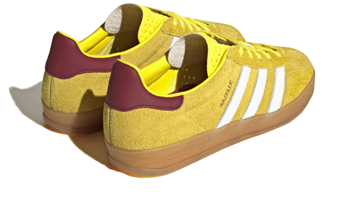adidas Gazelle Indoor Bright Yellow Burgundy