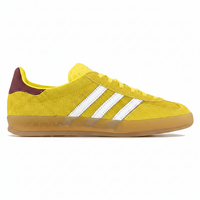 adidas Gazelle Indoor Bright Yellow Burgundy