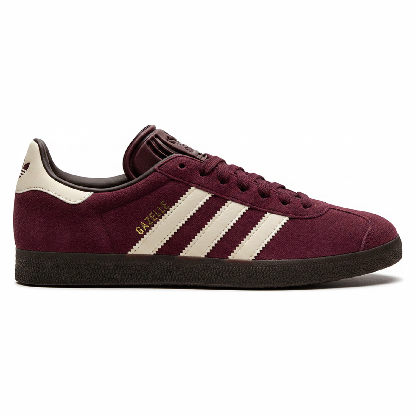 adidas Gazelle Maroon Chalk White