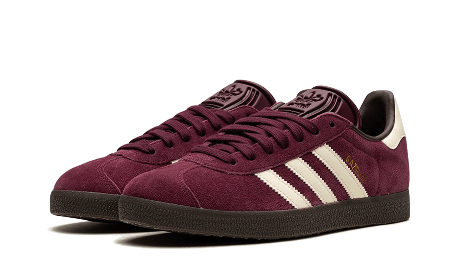 adidas Gazelle Maroon Chalk White