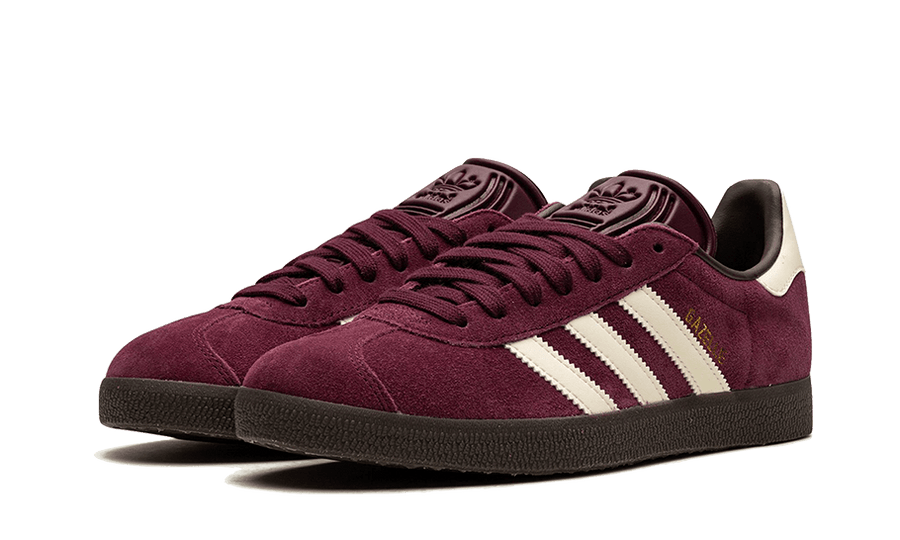 adidas Gazelle Maroon Chalk White