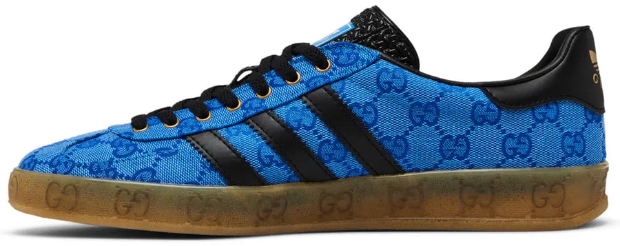 Adidas x Gucci Gazelle GG Blue Monogram