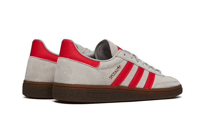 adidas Handball Spezial Grey Two Hi-Res Red