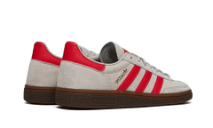 adidas Handball Spezial Grey Two Hi-Res Red