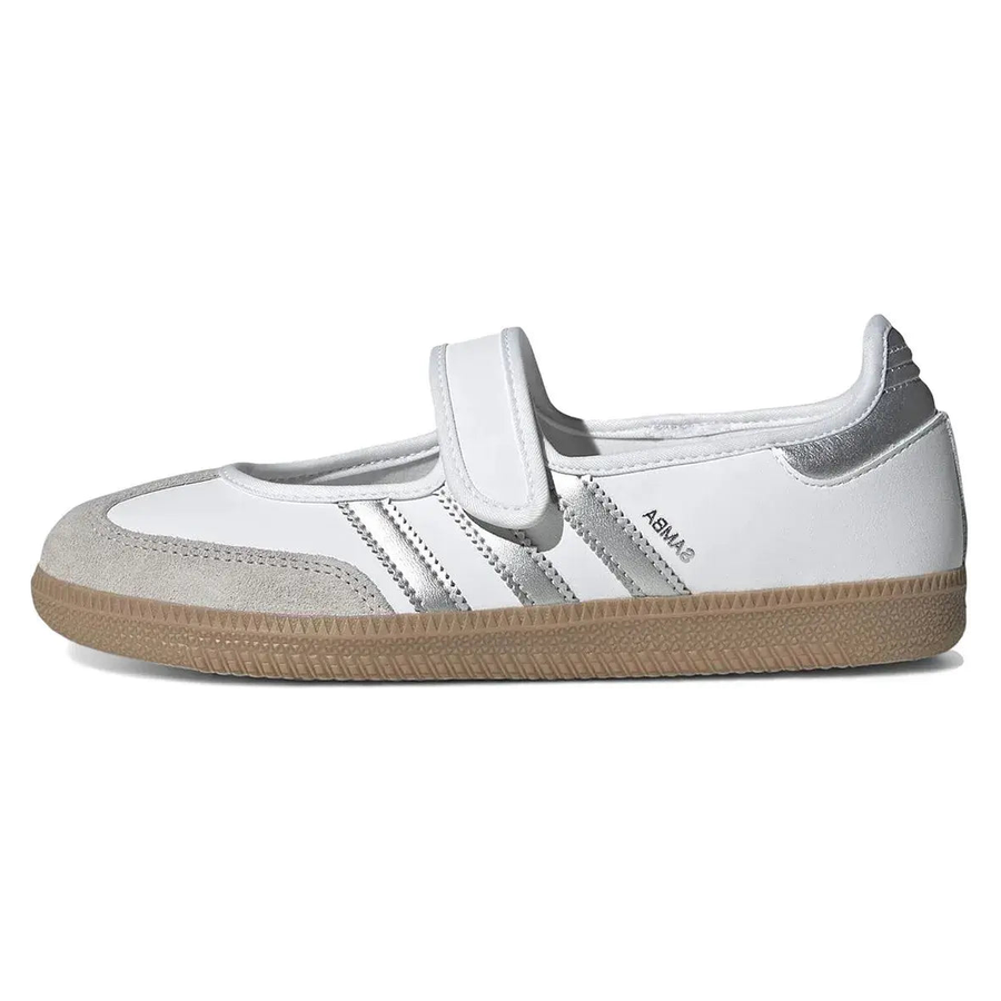 Adidas Samba Jane White Silver Metallic