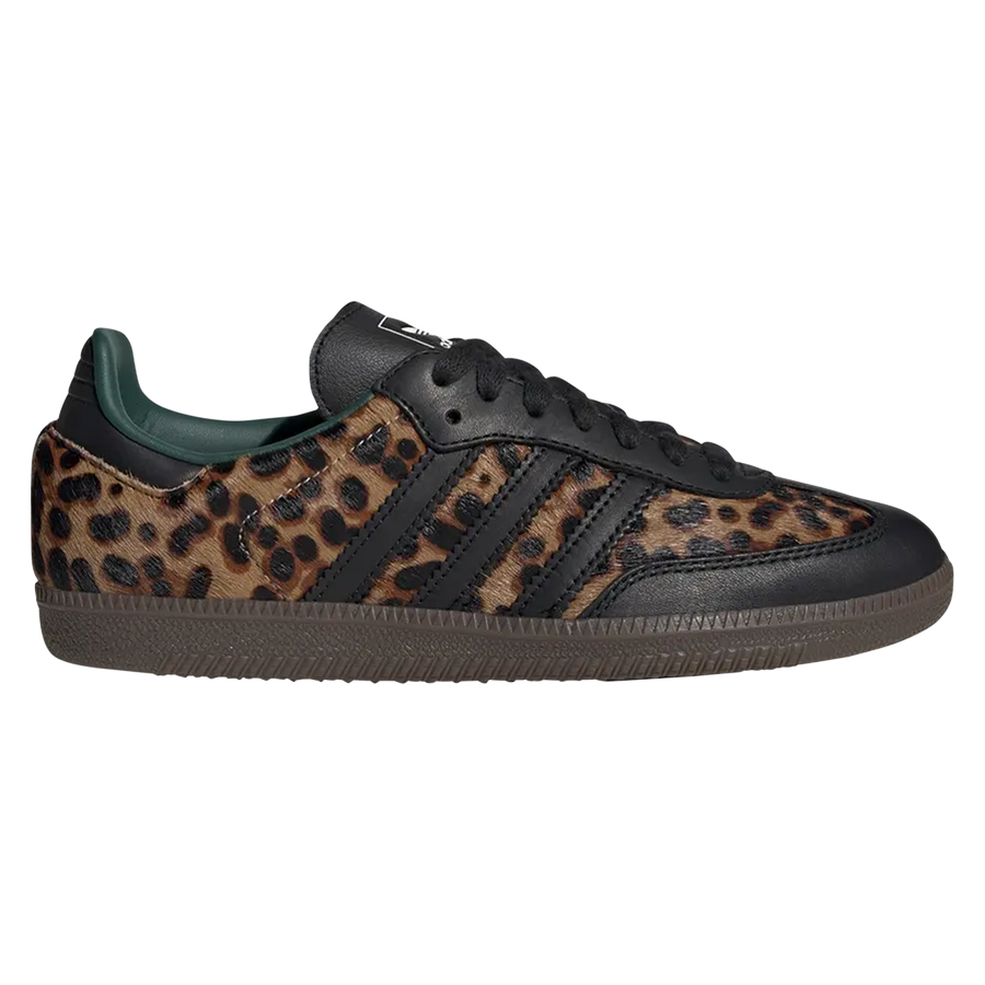 Adidas Samba OG Black Green Leopard
