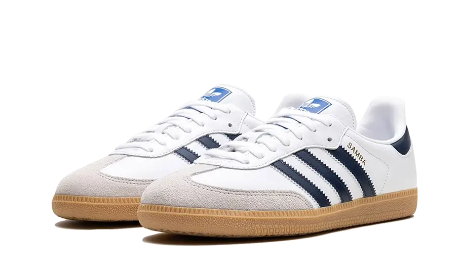adidas Samba OG Cloud White Night Indigo Gum