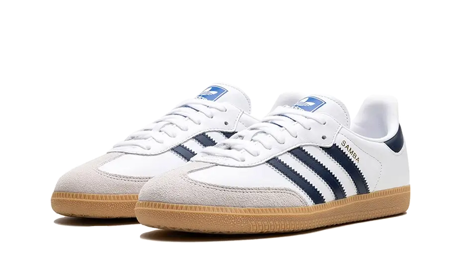 adidas Samba OG Cloud White Night Indigo Gum