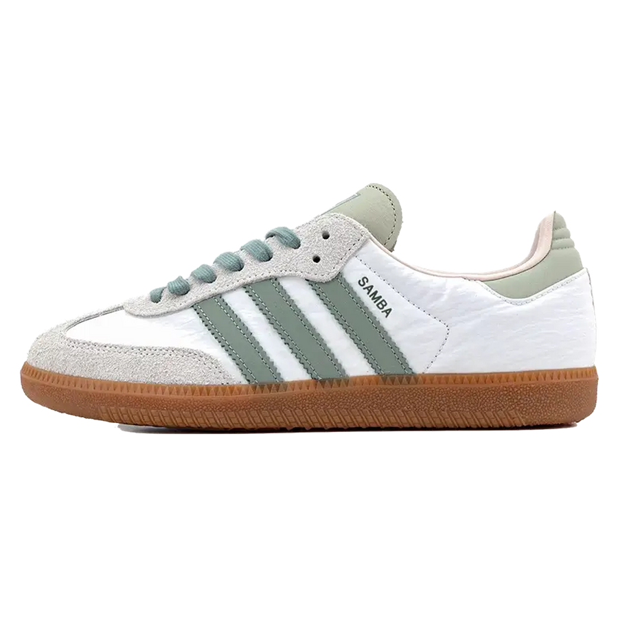 adidas Samba OG Cloud White Silver Green