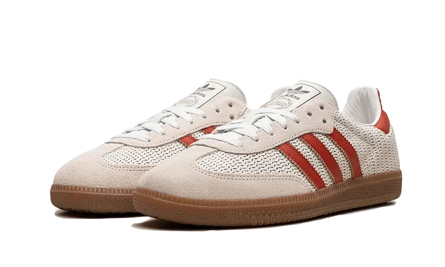 adidas Samba OG Crystal White Preloved Red