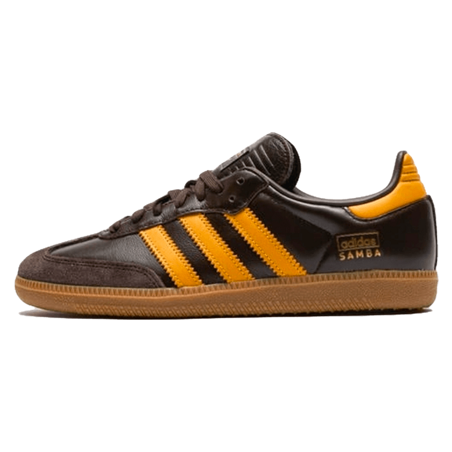 adidas Samba OG Dark Brown Yellow
