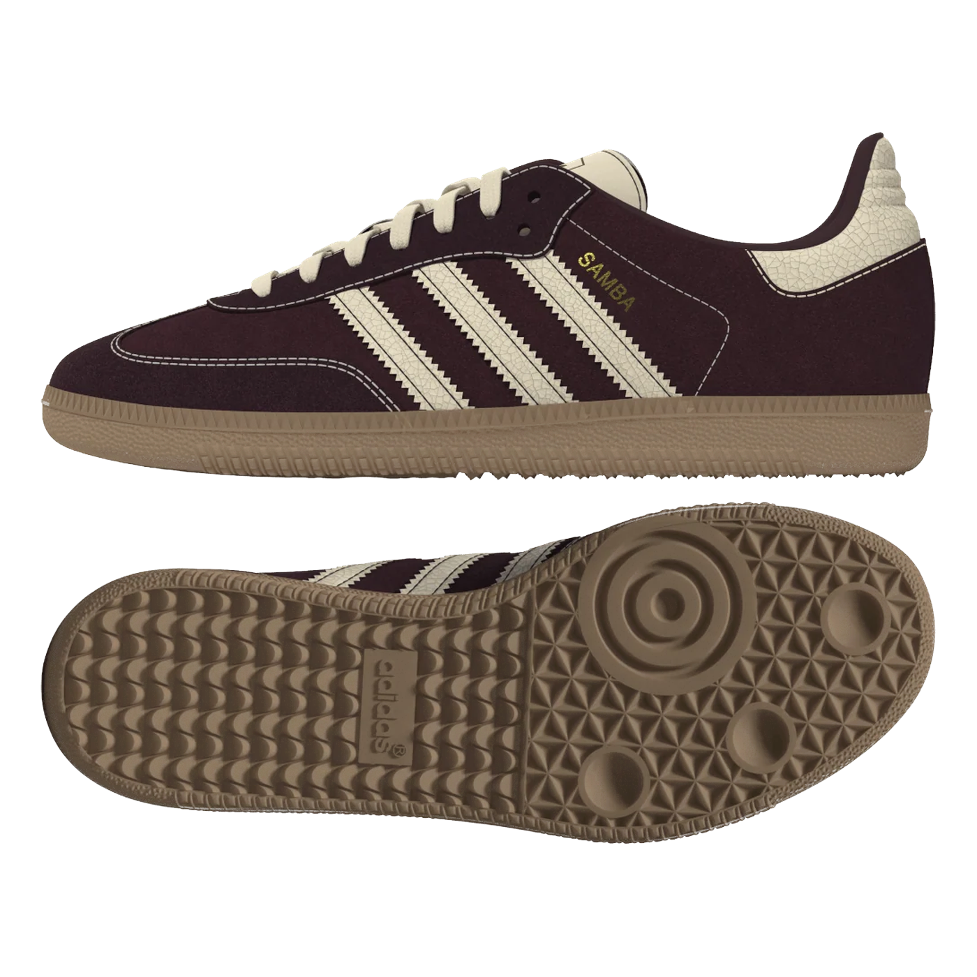 adidas Samba OG Shadow Red Warm Vanilla