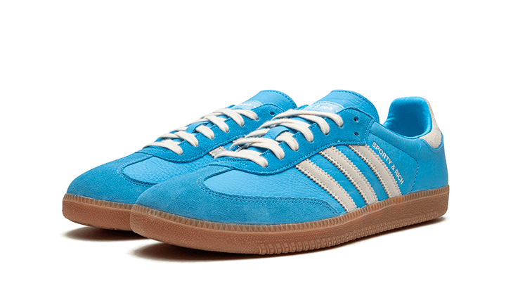 Sporty & Rich x adidas Samba OG Blue Grey