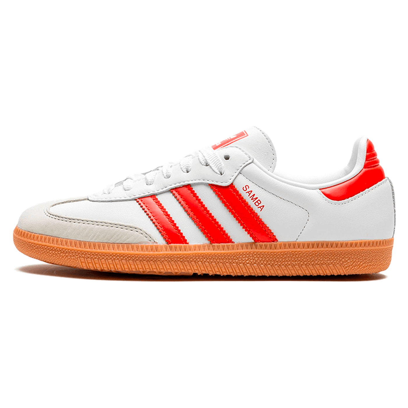 adidas Samba OG White Solar Red Gum