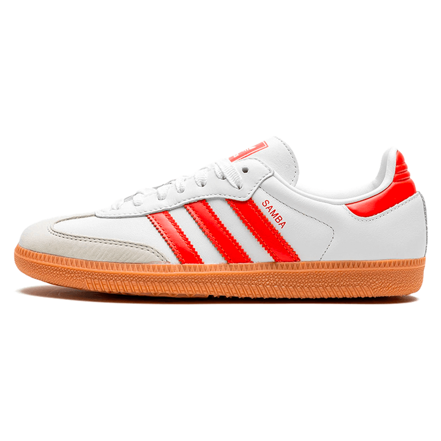 adidas Samba OG White Solar Red Gum
