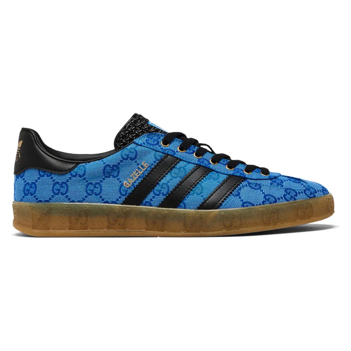 Adidas x Gucci Gazelle GG Blue Monogram