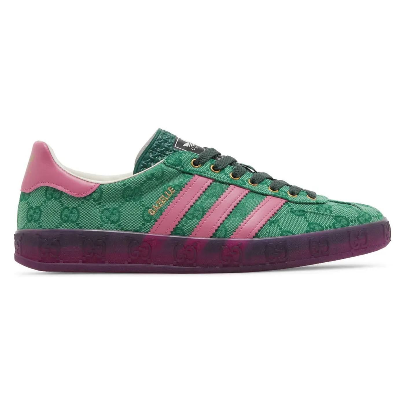 Adidas x Gucci Gazelle Green GG Monogram